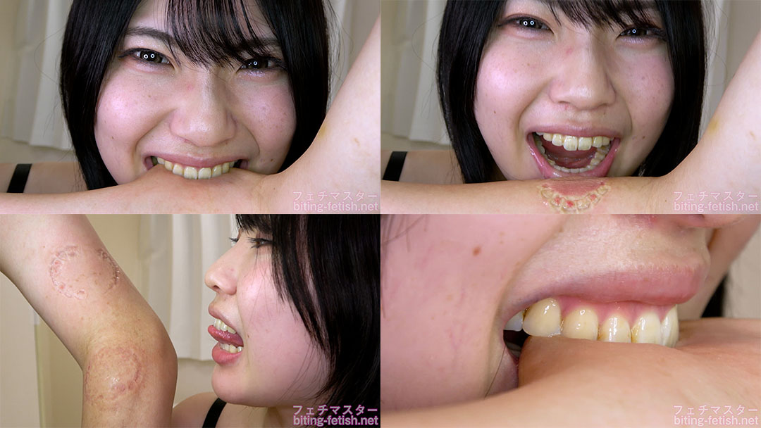 【噛みつき】笑顔満面！ひまりちゃんの本気噛み 前編【桃瀬ひまり】