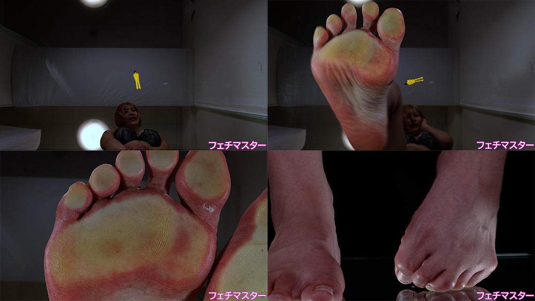 【巨大娘】縮小風俗 巨大な素足で徹底的に踏みつぶされる【さくらまひる】