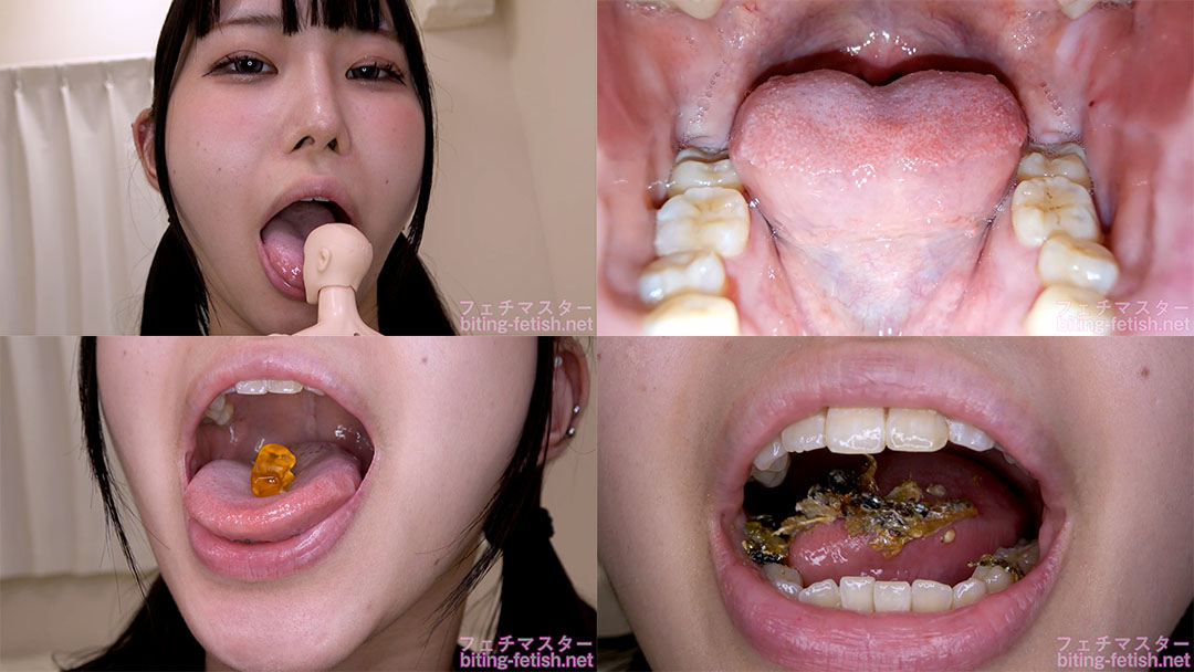 【口内フェチ】天美めあのマニアックな口内観察・口内フェチプレイ！【丸吞み】