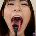 【舌フェチ唾フェチ】沙月恵奈のエロ長い舌・唾・口の臭い堪能コース2